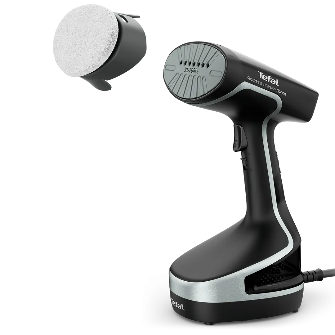 Tefal Access Steam Force DT8250 Clothes Steamer - Black / Silver